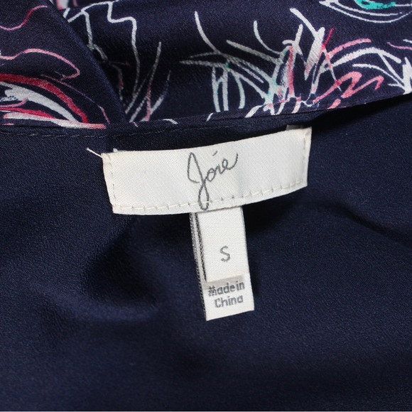 Joie Silk Floral Pattern Printed Sleeveless Dress - Picture 9 of 10